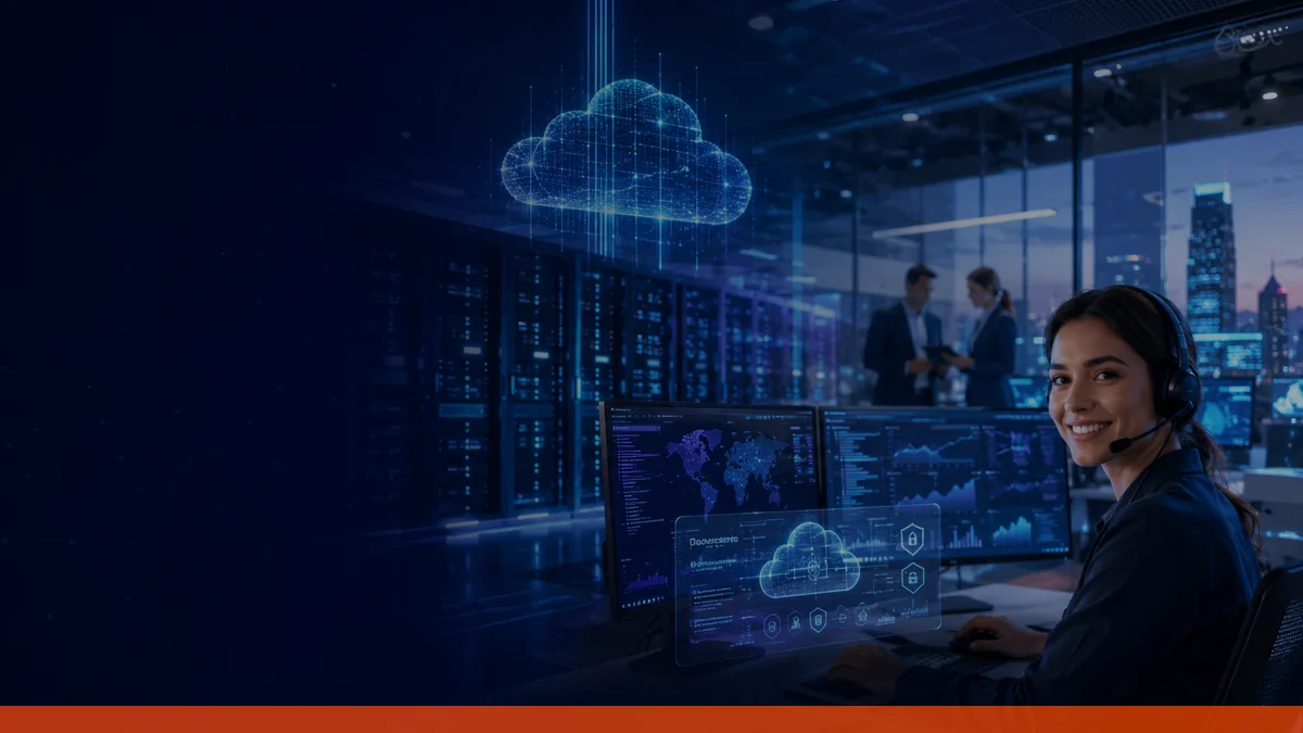 Server- und Clientlösung mit Rechenzentrum, Cloud und Support-Arbeitsplatz